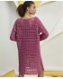 Robe au crochet - fil KIMBERLEY - Modèle 13 FAM 267 - Dos
