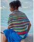 Châle au crochet - fil SUNSHINE Color - Modèle 30 WoolAddicts 10 - porté