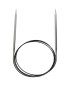 Aiguilles à tricoter circulaires en bronze blanc - Black Edition